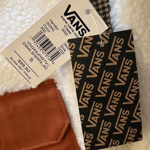 NWT Vans Emma Sherpa Jacket Size Small - Picture 6 of 9